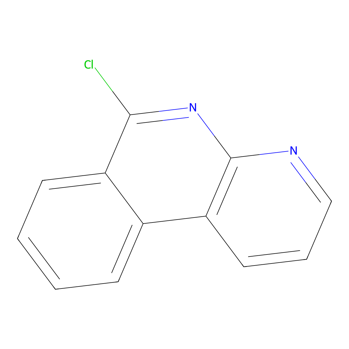 6-Chlorobenzo[C][1,8]naphthyridine molecular structure, CAS 1416438-36-2