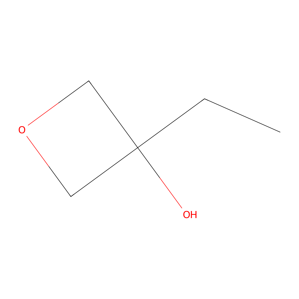 3-Ethyloxetan-3-OL molecular structure, CAS 1416438-41-9
