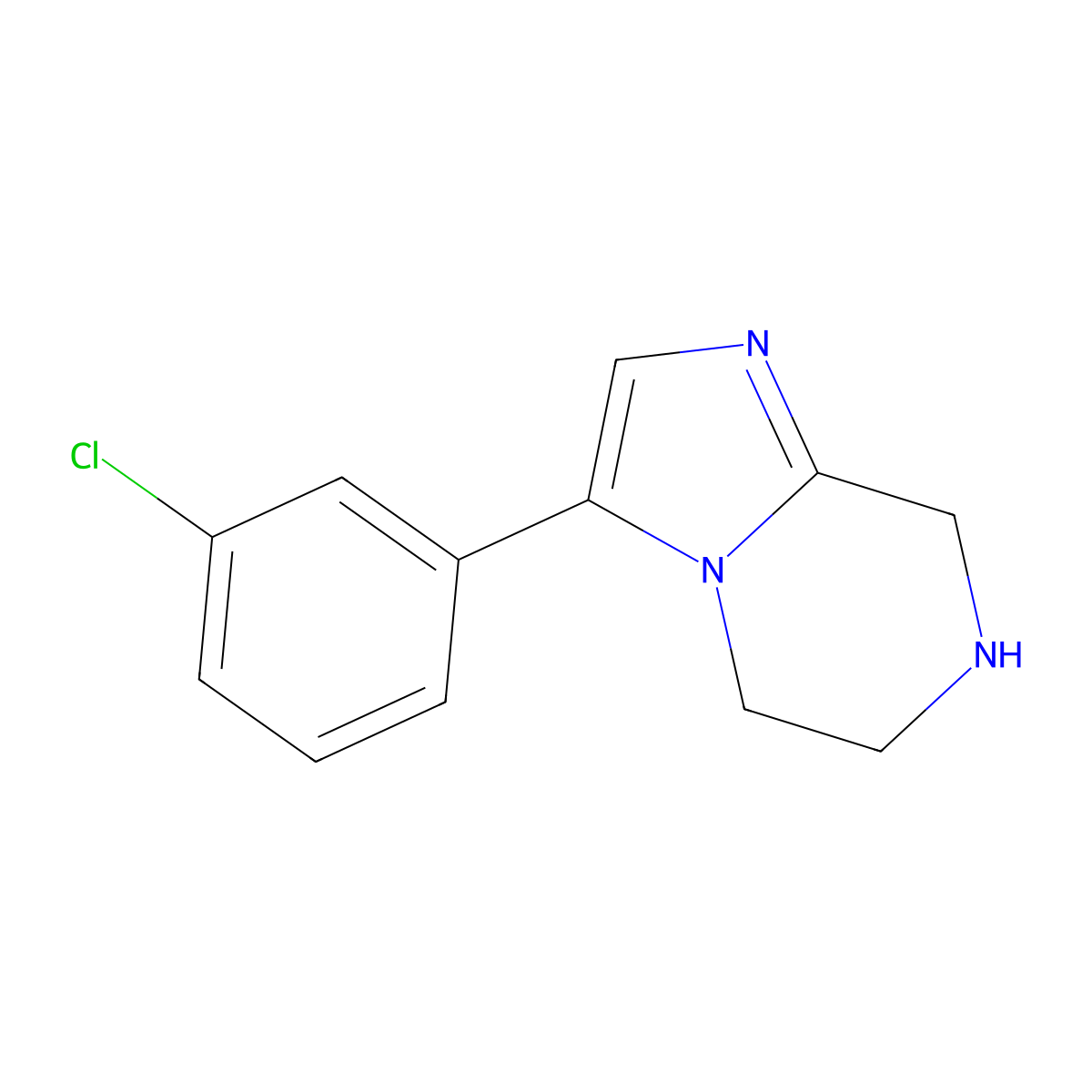 3-(3-Chlorophenyl)-5,6,7,8-tetrahydroimidazo[1,2-A]pyrazine molecular structure, CAS 1416439-04-7