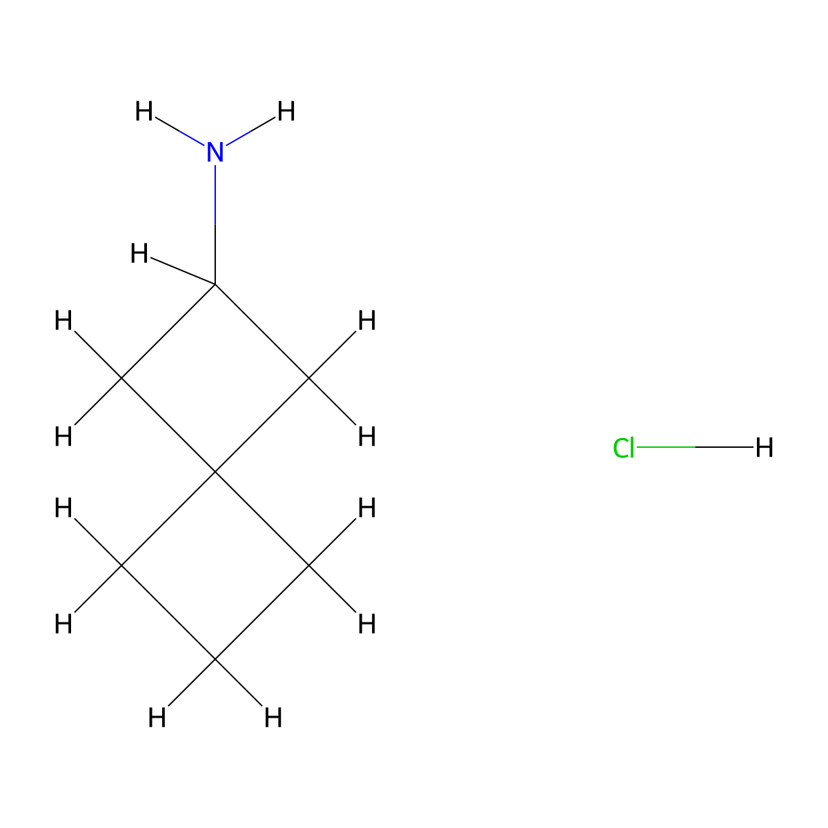 Spiro[3.3]heptan-2-amine hydrochloride molecular structure, CAS 1416439-08-1