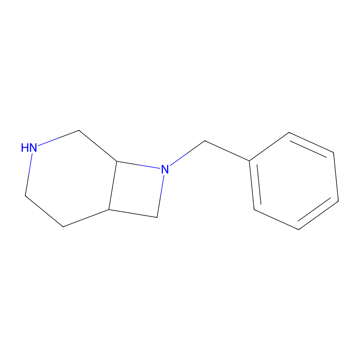 8-Benzyl-3,8-diazabicyclo[4.2.0]octane molecular structure, CAS 1416439-26-3