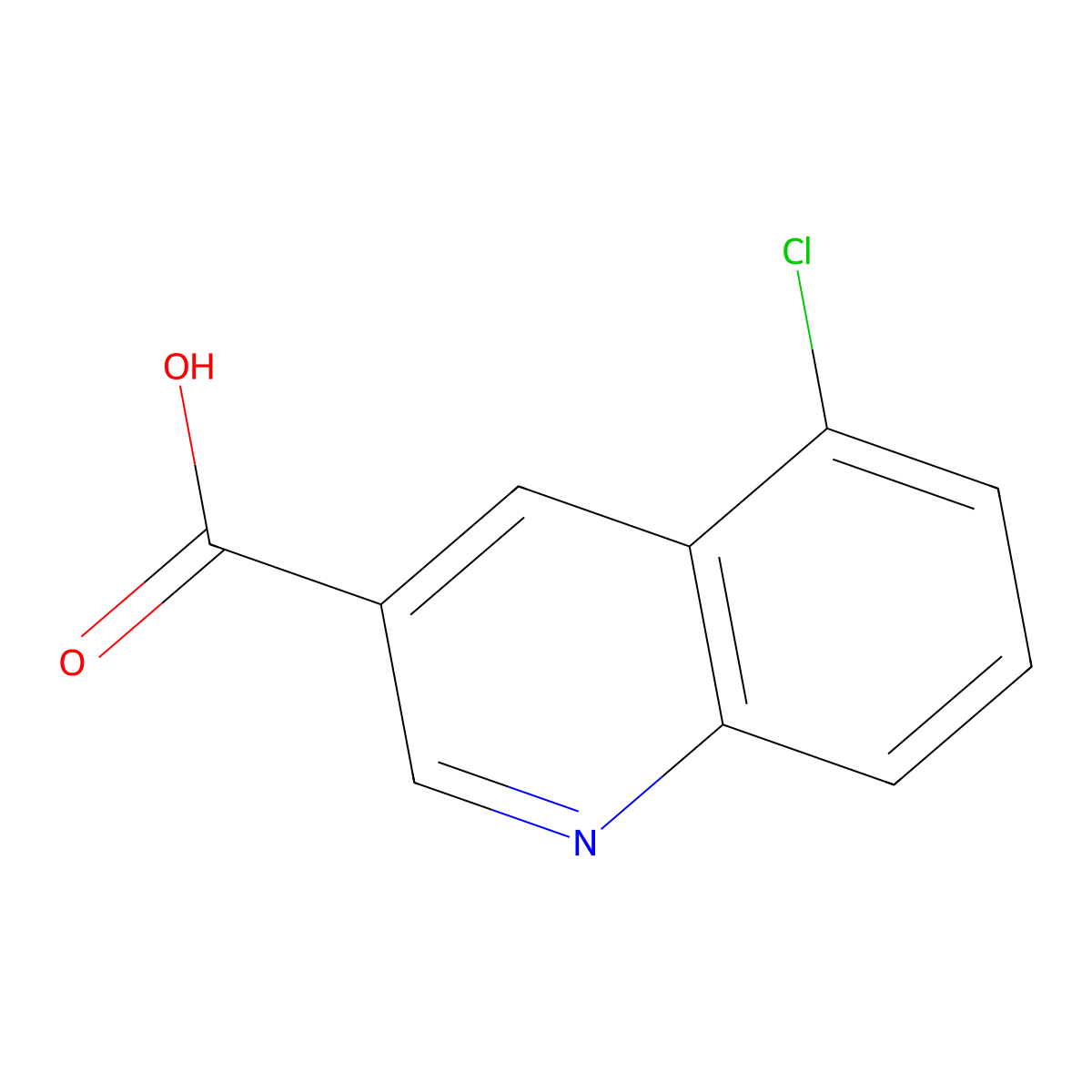 5-Chloroquinoline-3-carboxylic acid molecular structure, CAS 1416439-55-8