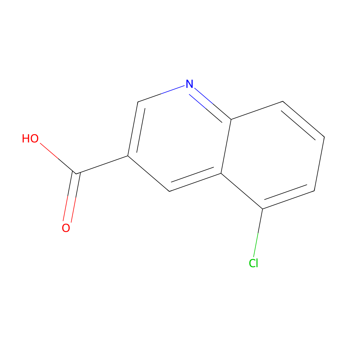 5-Chloroquinoline-3-carboxylic acid molecular structure, CAS 1416439-55-8