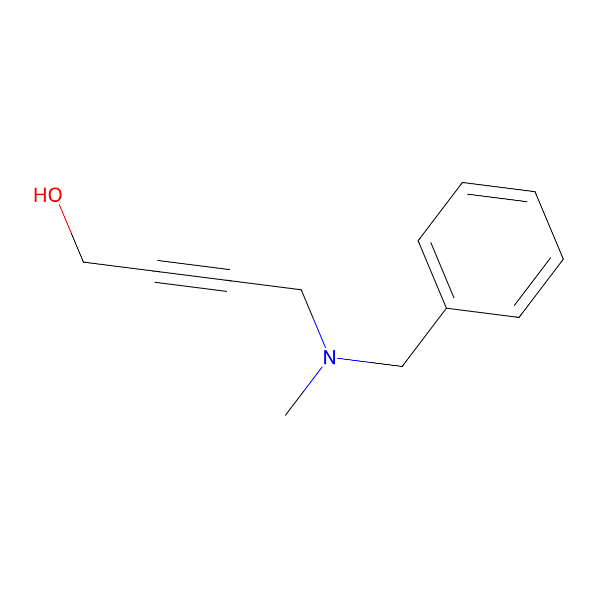 4-(Benzyl(methyl)amino)but-2-YN-1-OL molecular structure, CAS 1416439-98-9