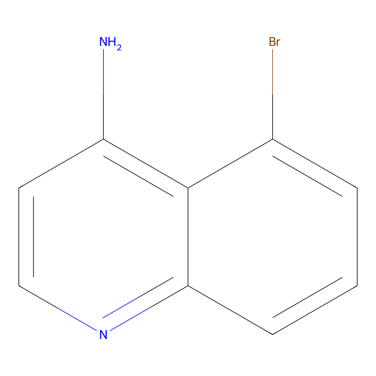 5-Bromoquinolin-4-amine molecular structure, CAS 1416440-31-7
