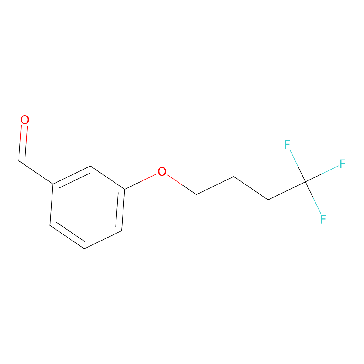 3-(4,4,4-Trifluorobutoxy)benzaldehyde molecular structure, CAS 1416445-81-2