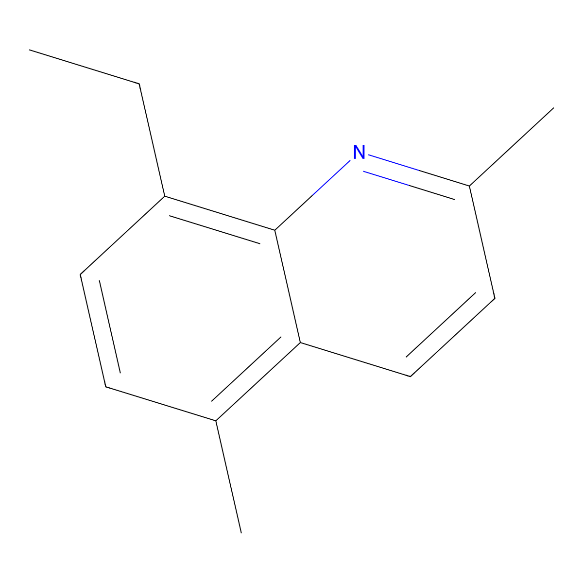 8-Ethyl-2,5-dimethylquinoline molecular structure, CAS 1416447-74-9