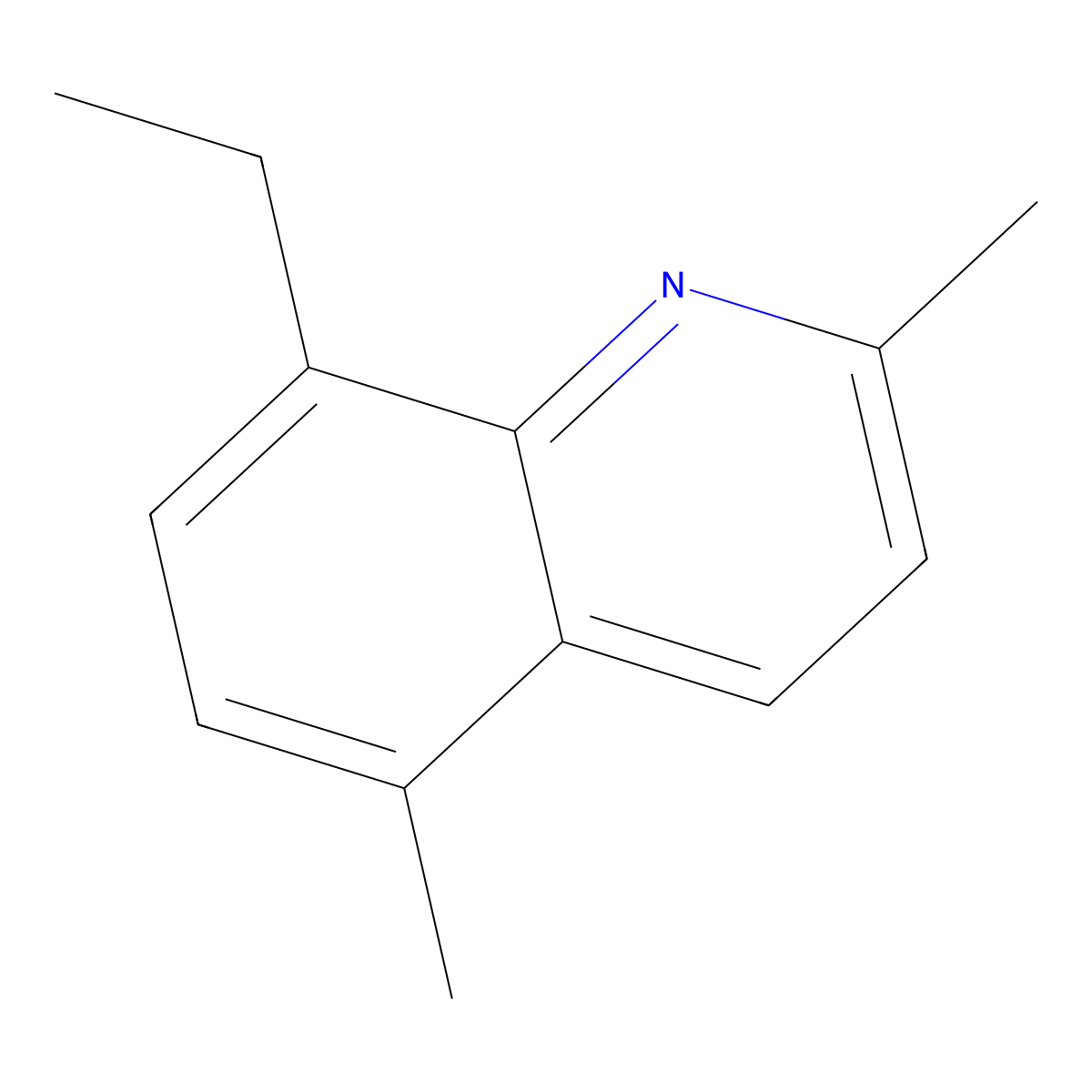 8-Ethyl-2,5-dimethylquinoline molecular structure, CAS 1416447-74-9