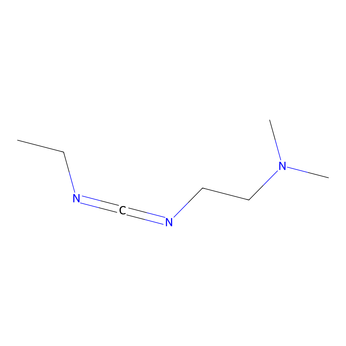 1-Ethyl-3-(3-dimethylaminoethyl)carbodiimide molecular structure, CAS 141650-20-6