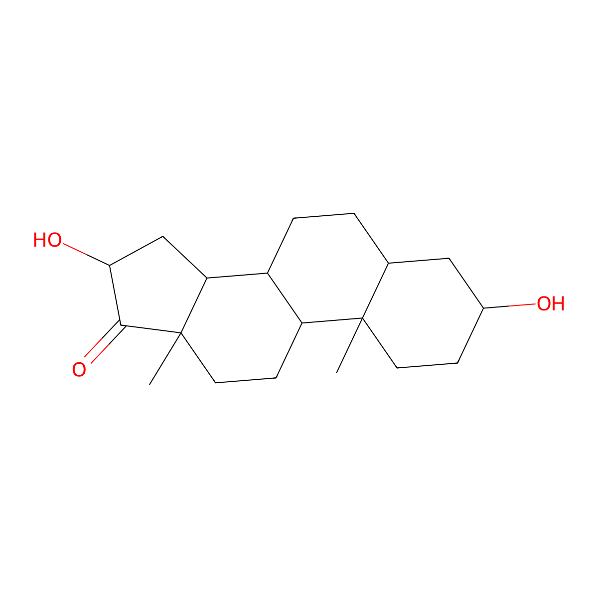 16alpha-Hydroxyetiocholanolone molecular structure, CAS 14167-49-8