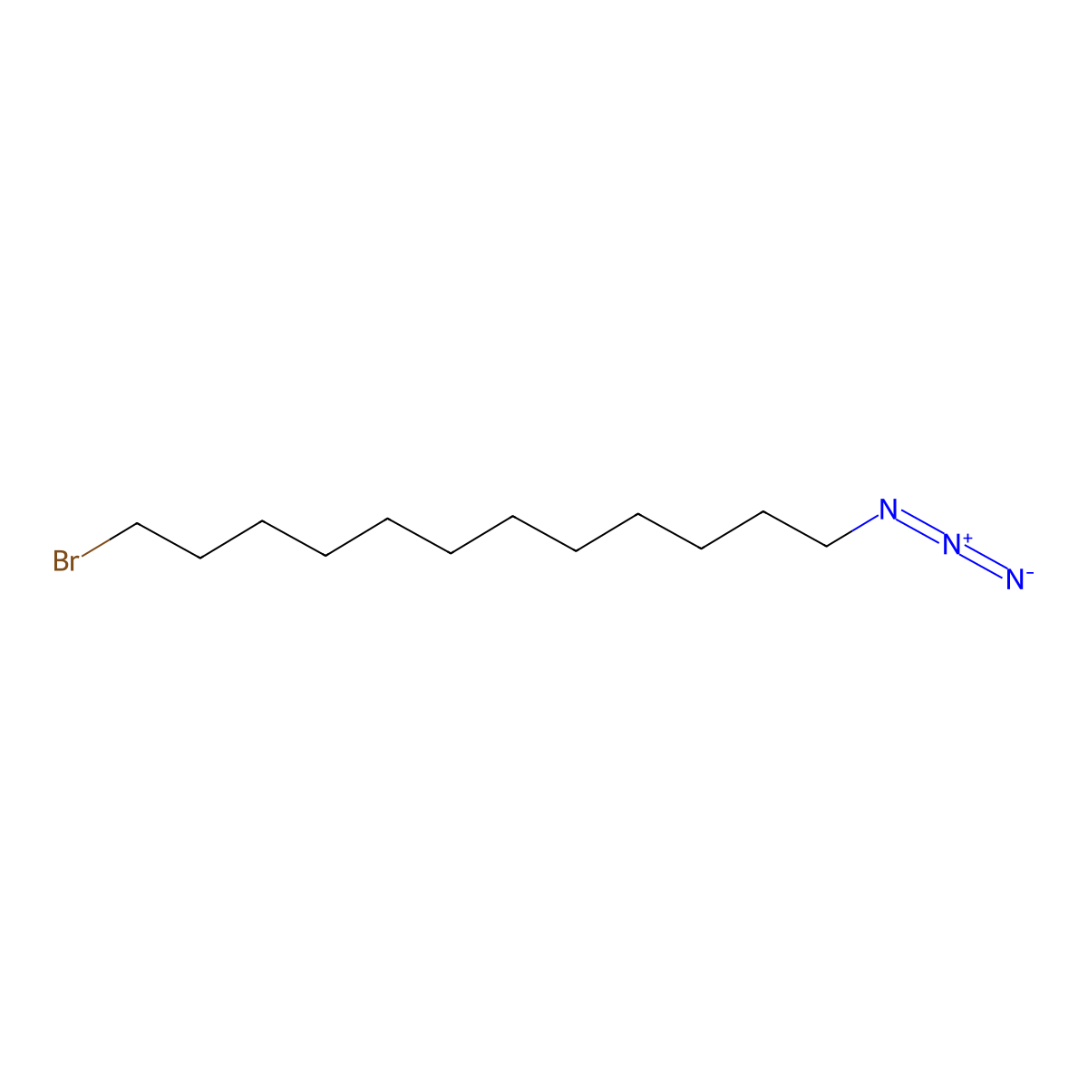1-Azido-12-bromo-dodecane molecular structure, CAS 1416710-78-5