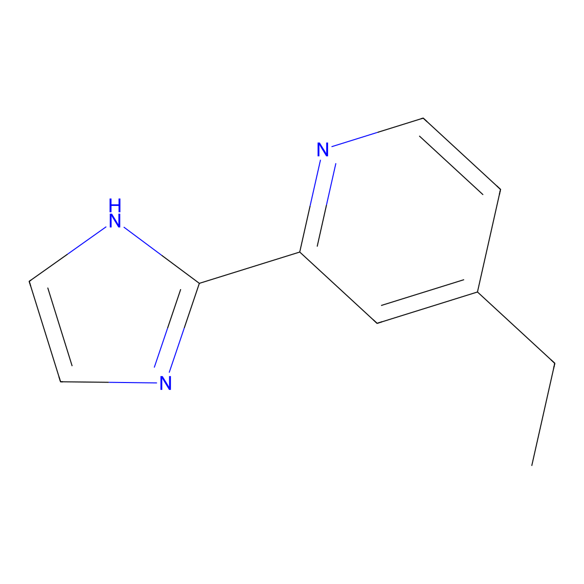 2-(4-Ethyl-2-pyridyl)-1H-imidazole molecular structure, CAS 1416711-55-1