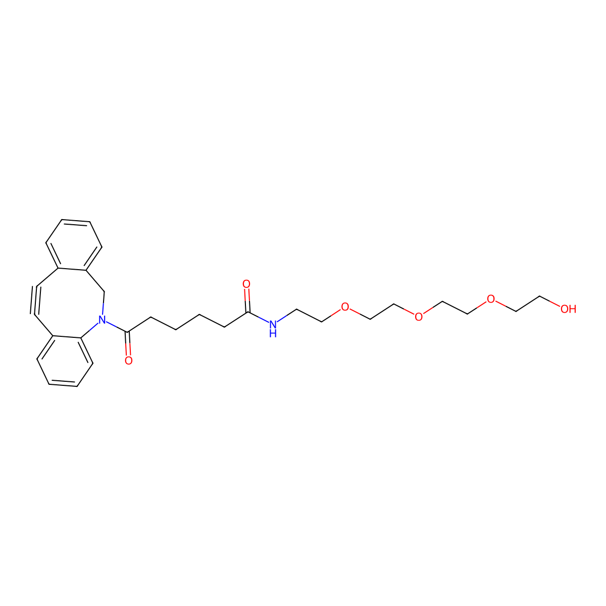 DBCO-PEG4-Alcohol molecular structure, CAS 1416711-60-8