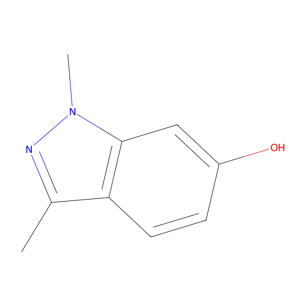 1,3-Dimethyl-1H-indazol-6-ol molecular structure, CAS 1416712-54-3