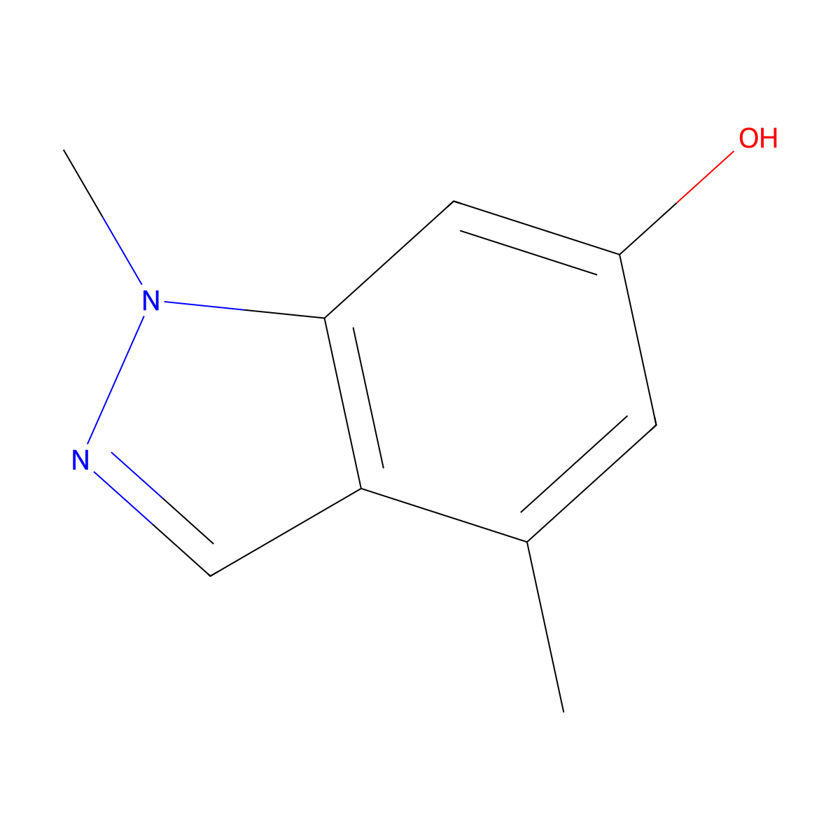 1,4-Dimethyl-1H-indazol-6-ol molecular structure, CAS 1416712-62-3