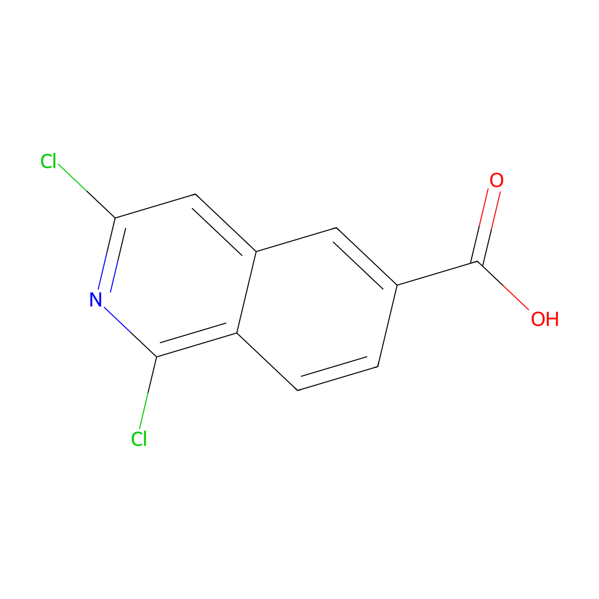1,3-Dichloroisoquinoline-6-carboxylic acid molecular structure, CAS 1416712-68-9