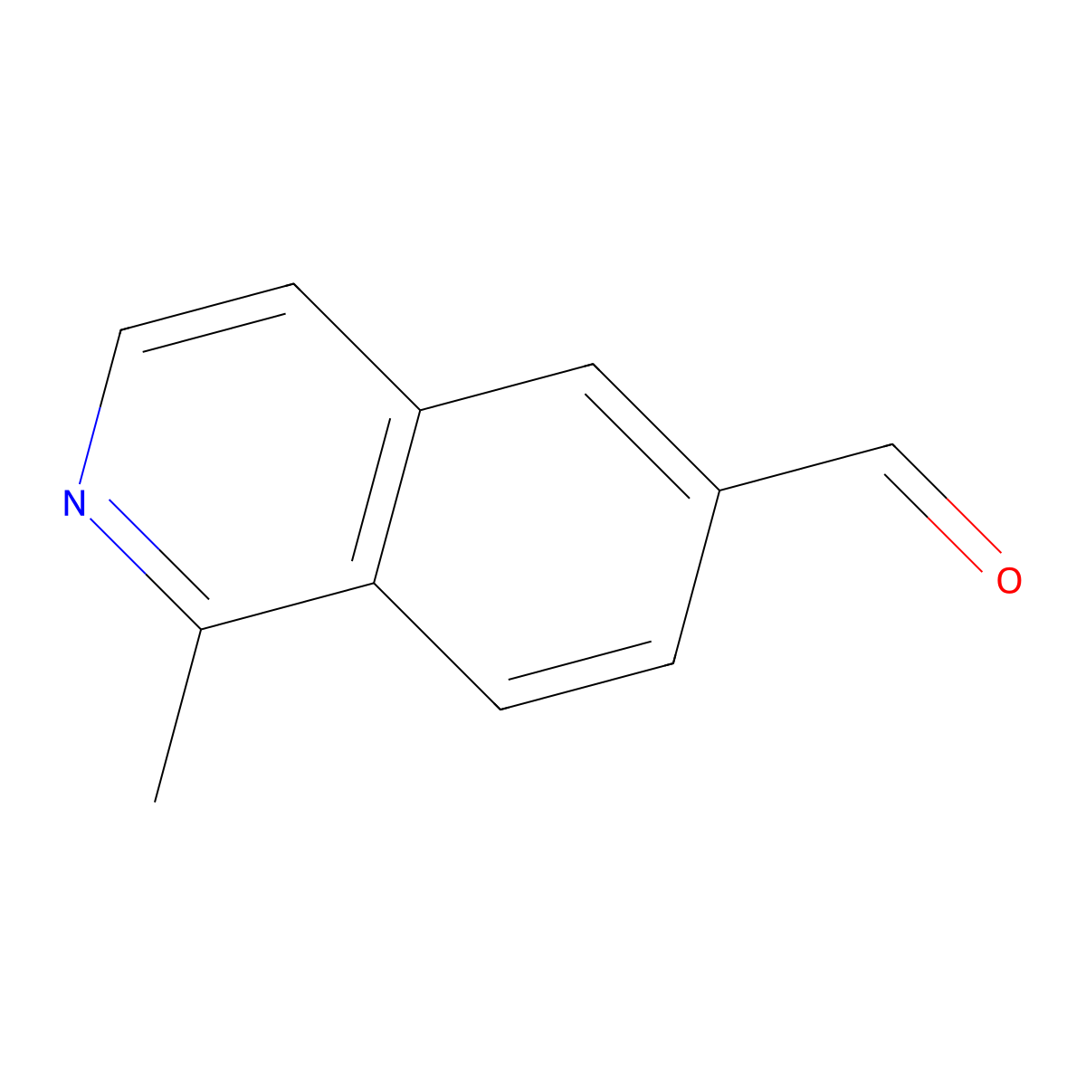 1-Methylisoquinoline-6-carbaldehyde molecular structure, CAS 1416713-19-3