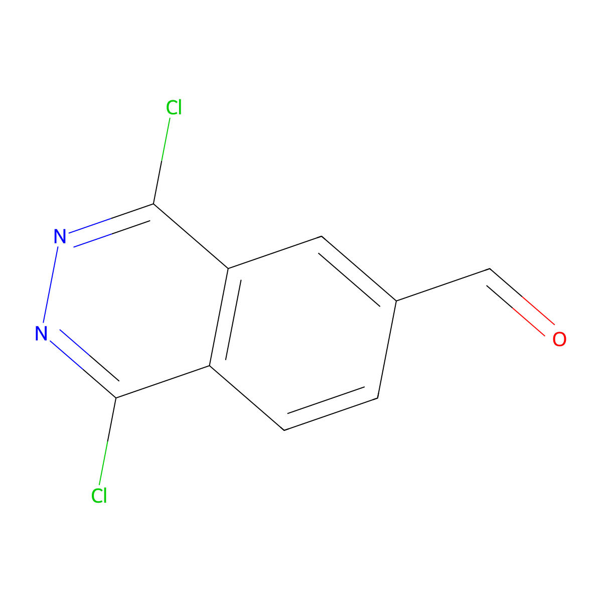 1,4-Dichlorophthalazine-6-carbaldehyde molecular structure, CAS 1416713-31-9