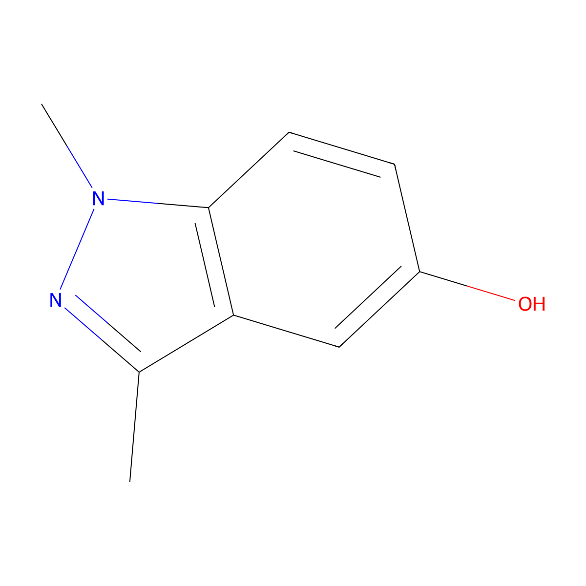 1,3-dimethyl-1H-indazol-5-ol molecular structure, CAS 1416713-63-7