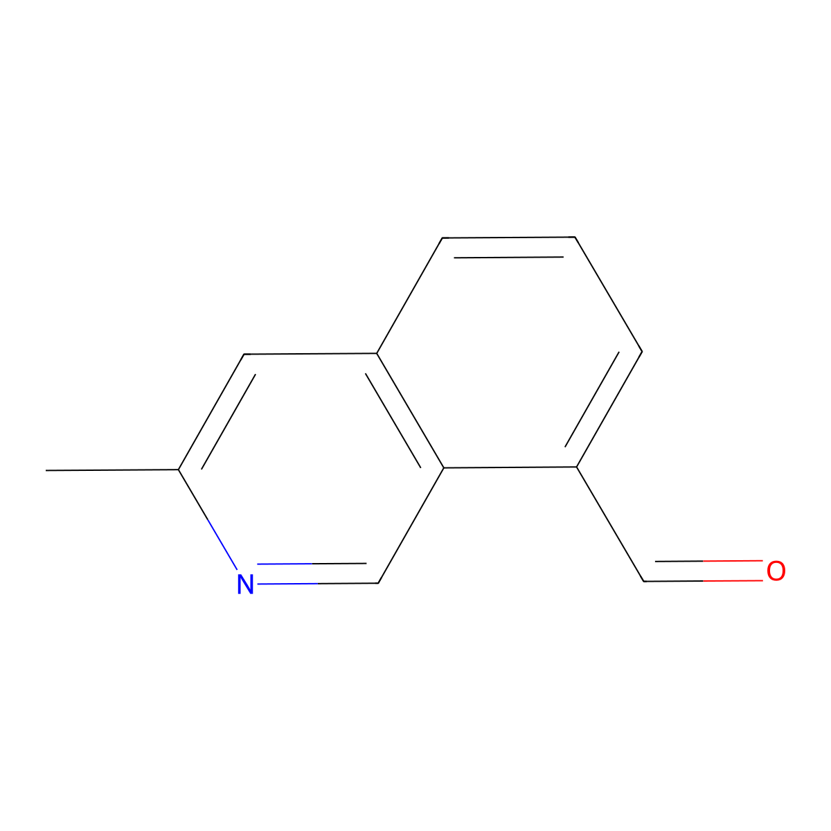 3-Methylisoquinoline-8-carbaldehyde molecular structure, CAS 1416714-30-1