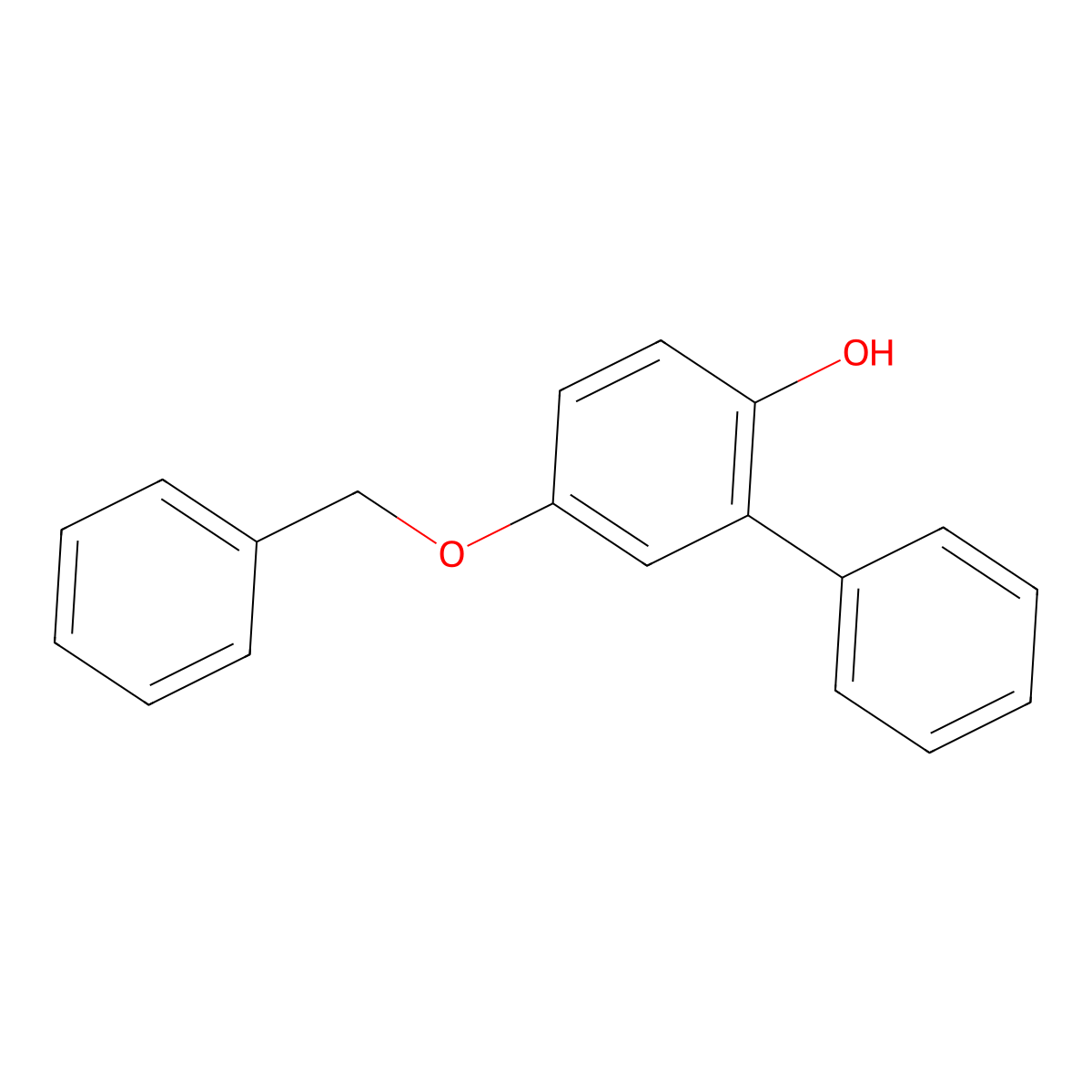5-(Phenylmethoxy)[1,1'-biphenyl]-2-ol molecular structure, CAS 1416734-90-1