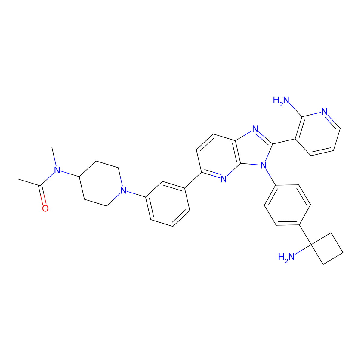 Vevorisertib molecular structure, CAS 1416775-46-6
