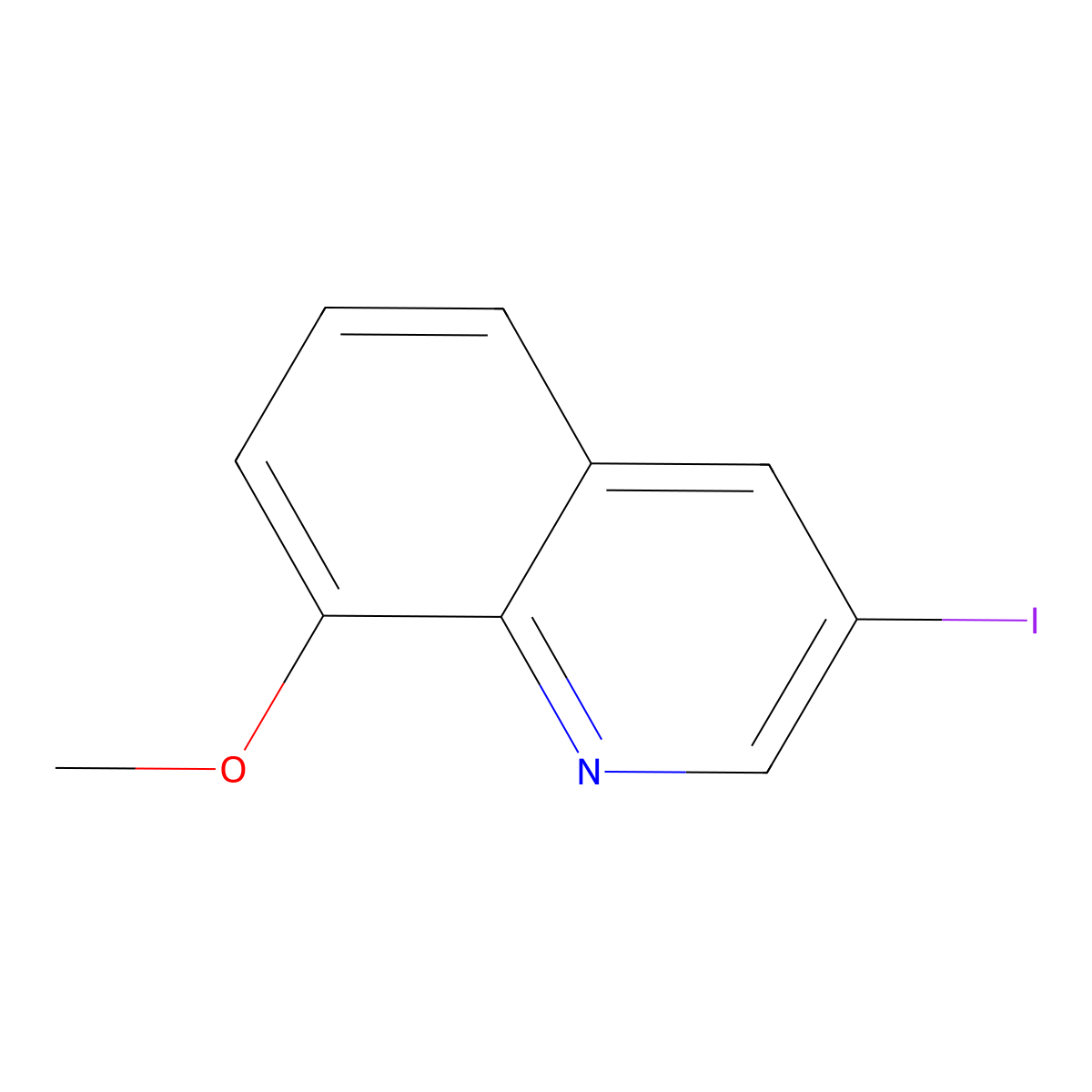 3-Iodo-8-methoxyquinoline molecular structure, CAS 1416801-74-5