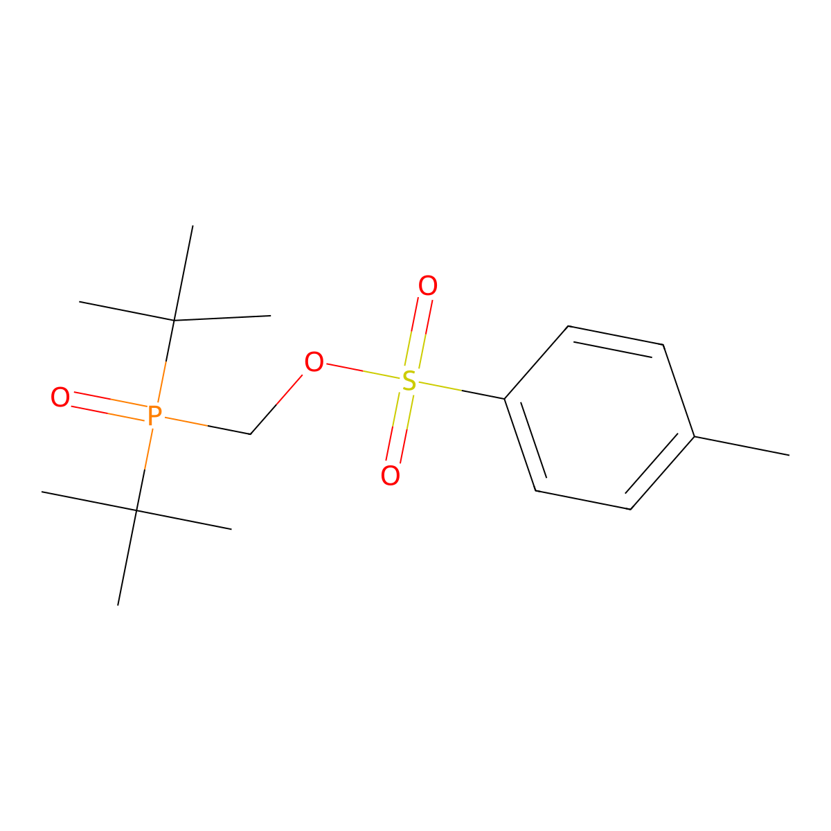 (DI-Tert-butylphosphoryl)methyl 4-methylbenzenesulfonate molecular structure, CAS 1416953-38-2