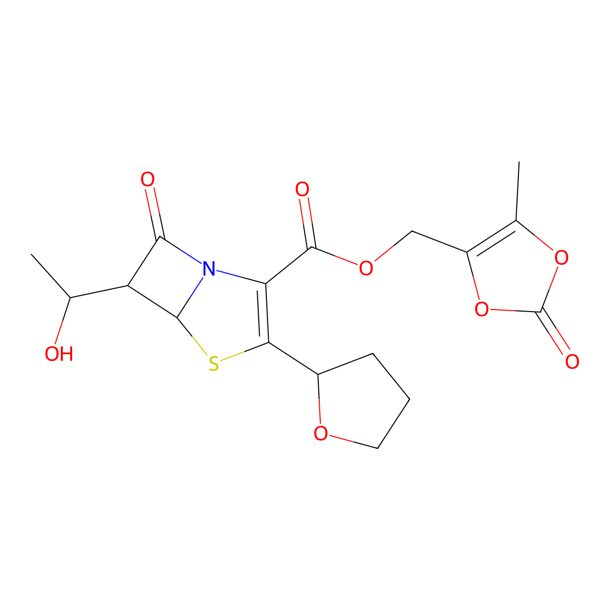 Faropenem Medoxomil molecular structure, CAS 141702-36-5