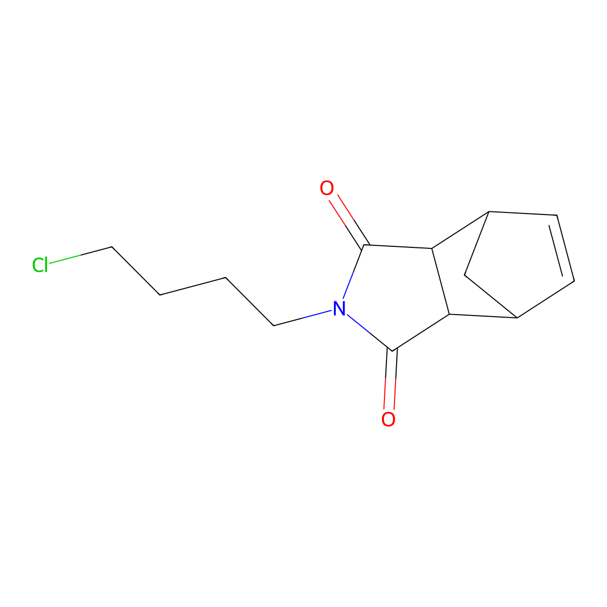4-(4-Chlorobutyl)-4-azatricyclo[5.2.1.0,2,6]dec-8-ene-3,5-dione molecular structure, CAS 1417033-77-2