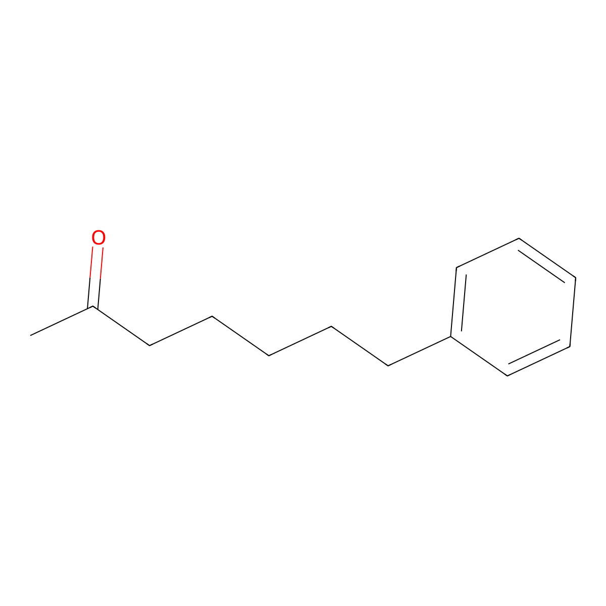 7-Phenyl-2-heptanone molecular structure, CAS 14171-88-1