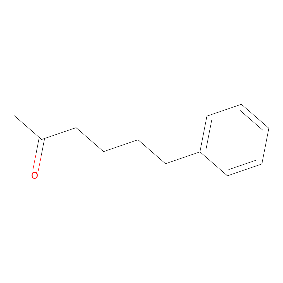 2-Hexanone, 6-phenyl- molecular structure, CAS 14171-89-2