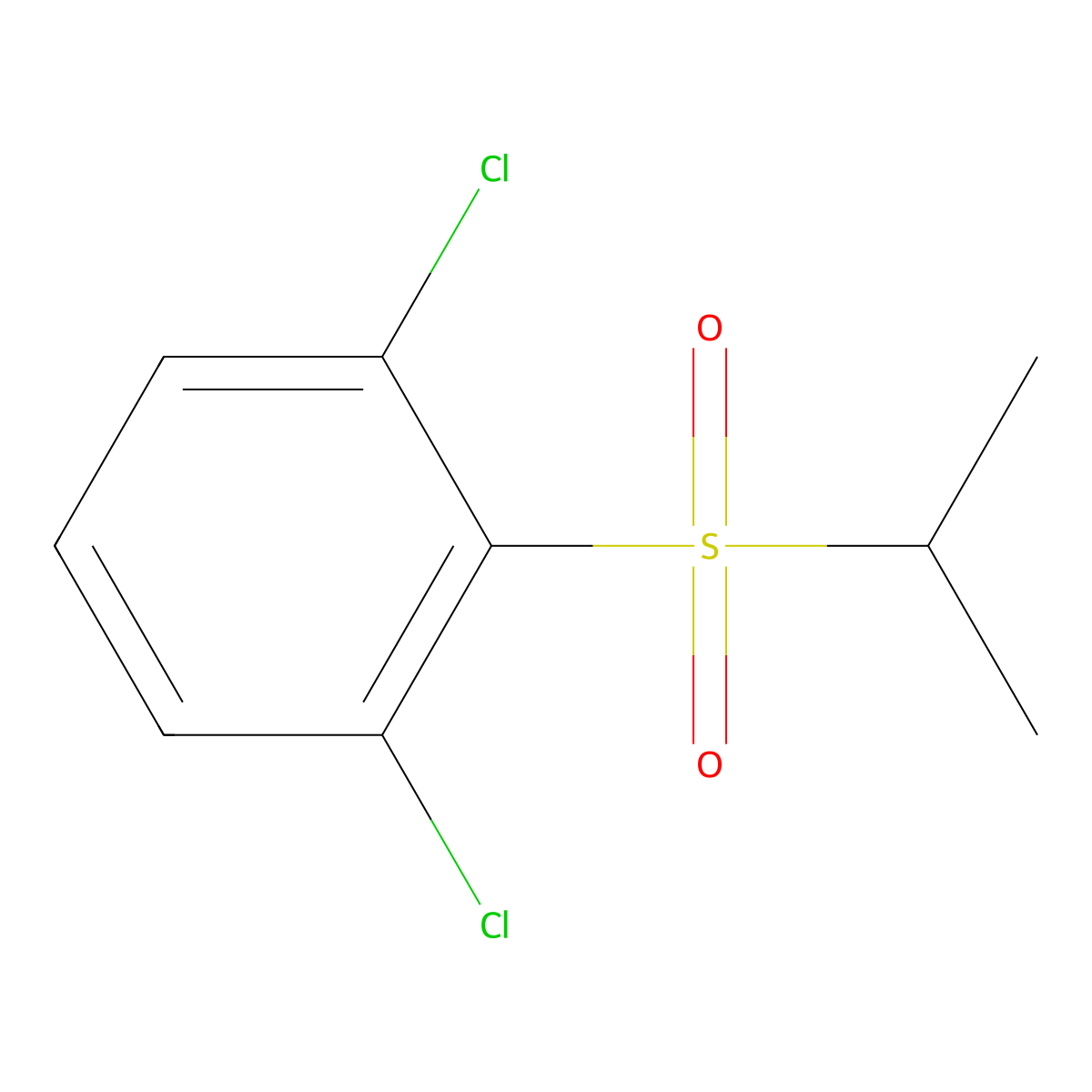 1,3-Dichloro-2-(isopropylsulfonyl)benzene molecular structure, CAS 1417195-90-4