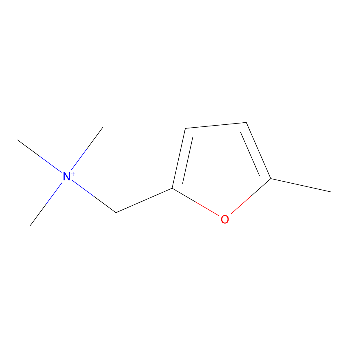 5-Methylfurtrethonium molecular structure, CAS 14172-53-3