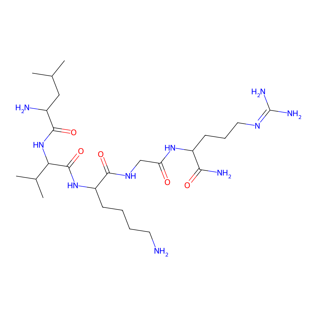 GLP-1(32-36)amide molecular structure, CAS 1417302-71-6