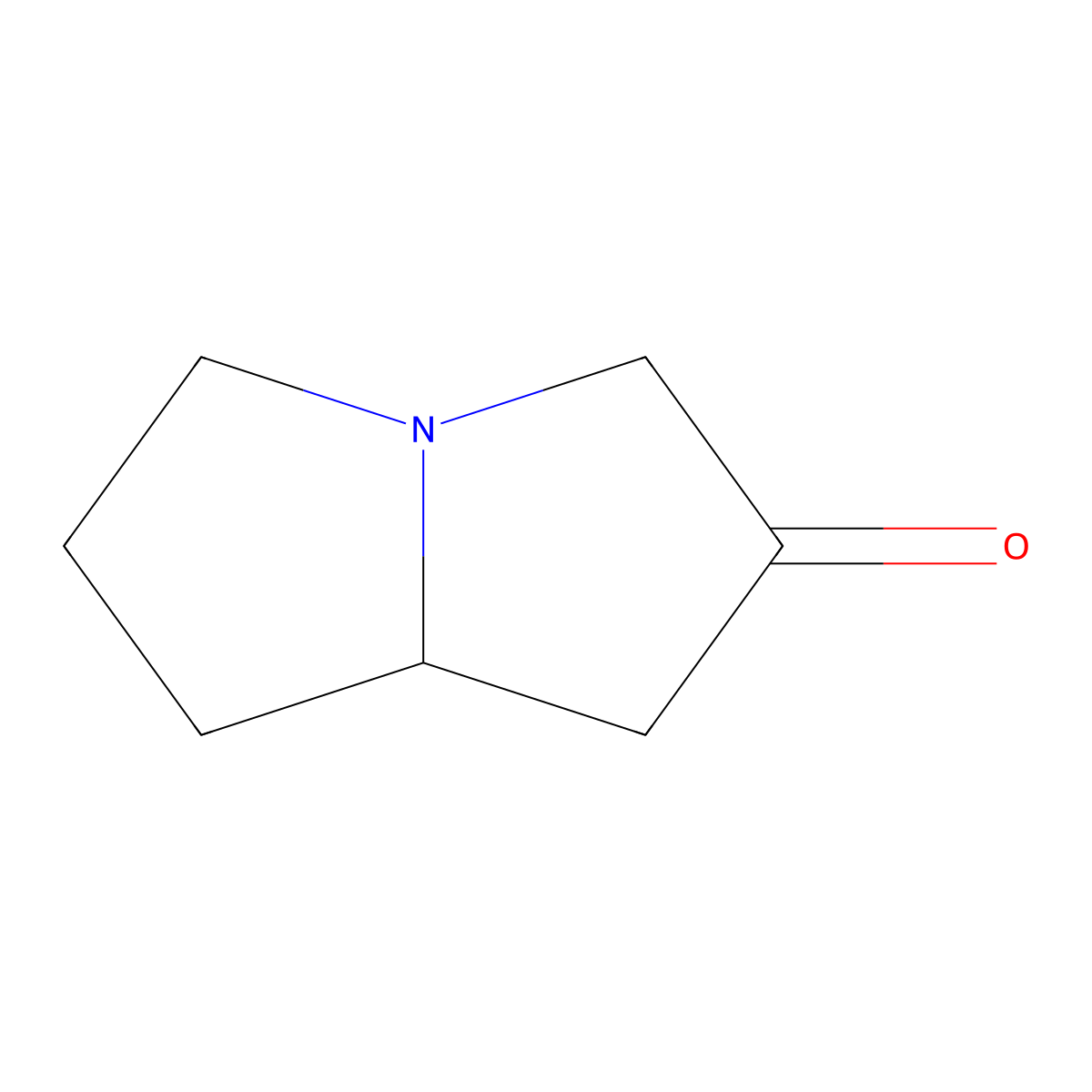 tetrahydro-1H-pyrrolizin-2(3H)-one molecular structure, CAS 14174-86-8