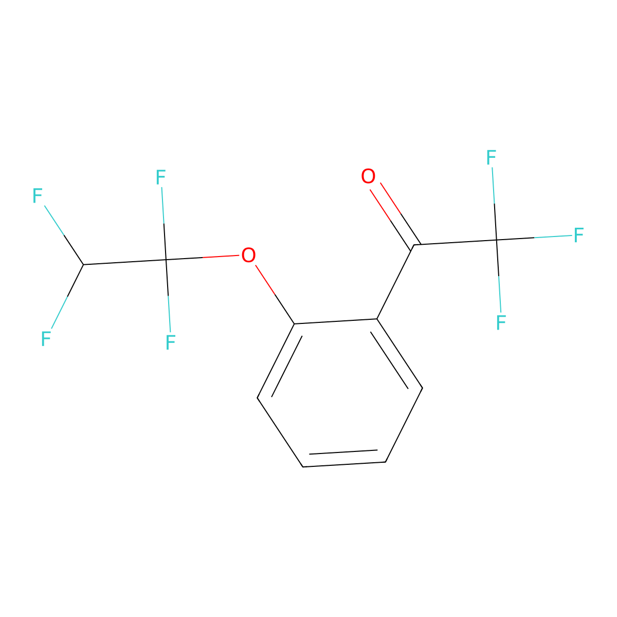 2,2,2-Trifluoro-1-[2-(1,1,2,2-tetrafluoroethoxy)phenyl]ethanone molecular structure, CAS 1417503-42-4