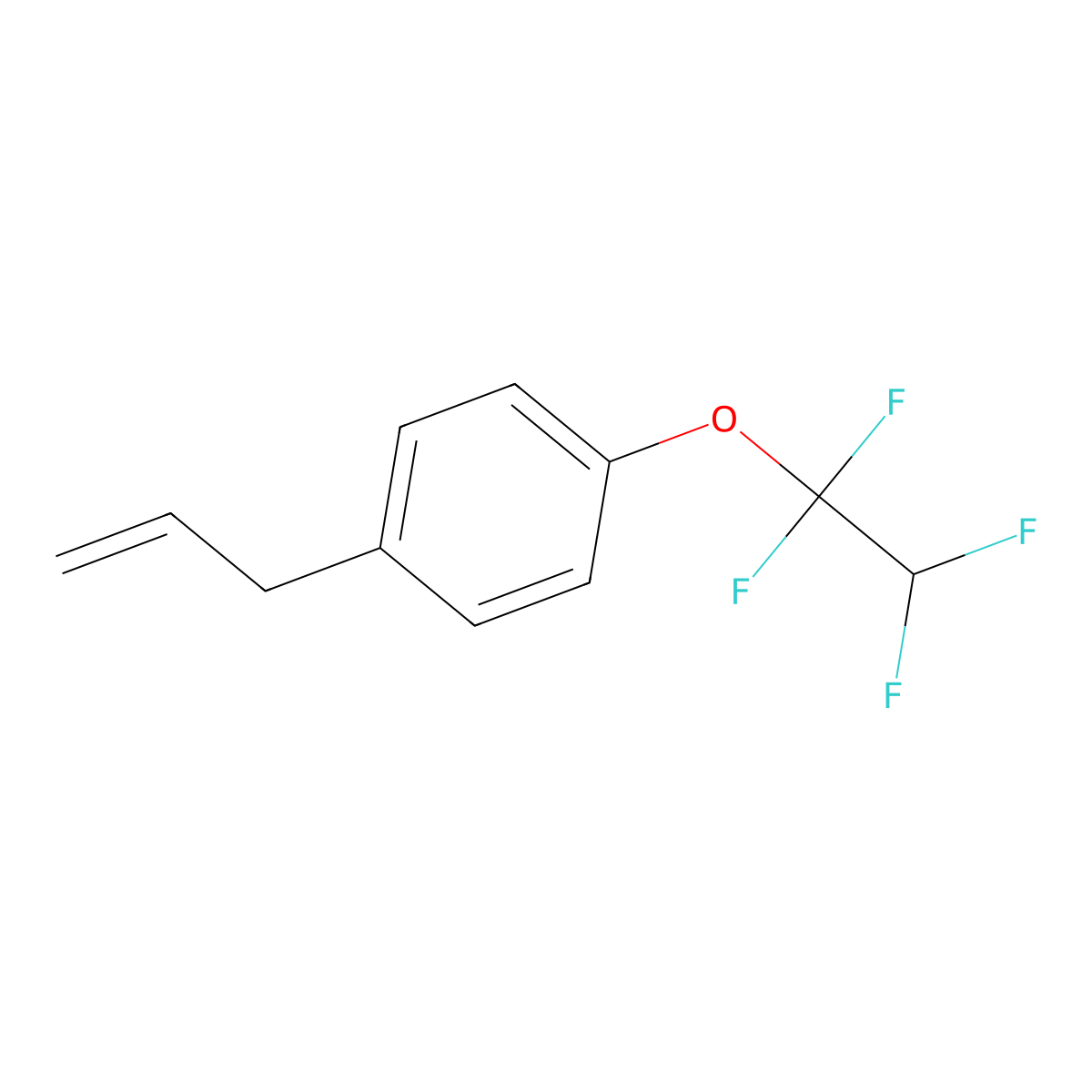 1-Allyl-4-(1,1,2,2-tetrafluoroethoxy)benzene molecular structure, CAS 1417510-43-0