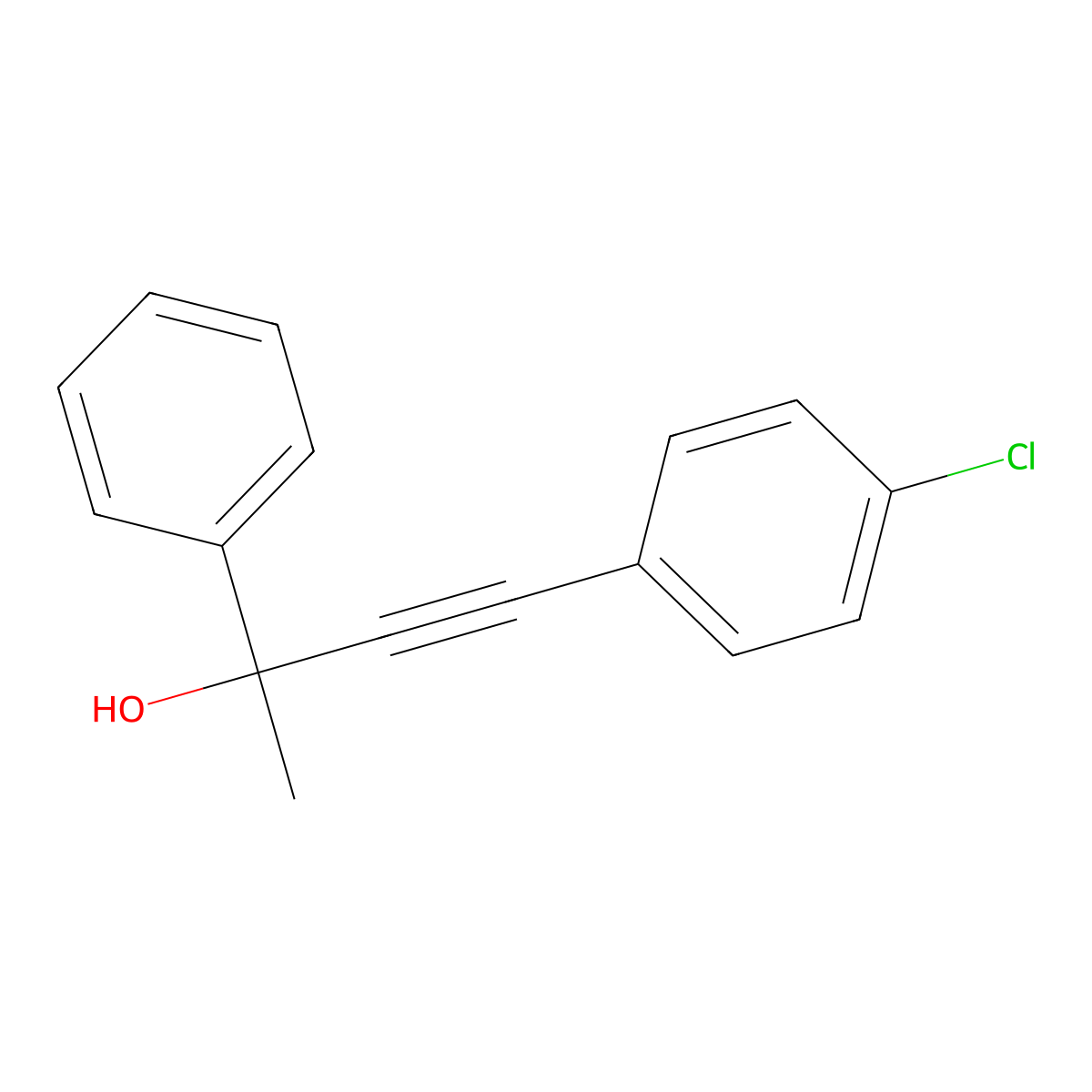 4-(4-Chlorophenyl)-2-phenylbut-3-yn-2-ol molecular structure, CAS 1417512-87-8
