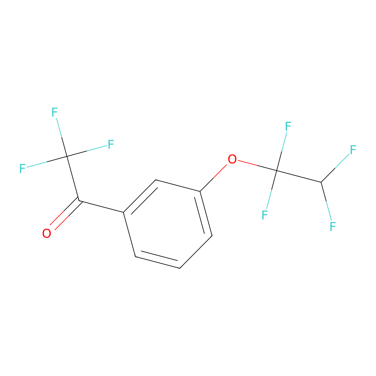 2,2,2-Trifluoro-1-[3-(1,1,2,2-tetrafluoroethoxy)phenyl]ethanone molecular structure, CAS 1417512-94-7
