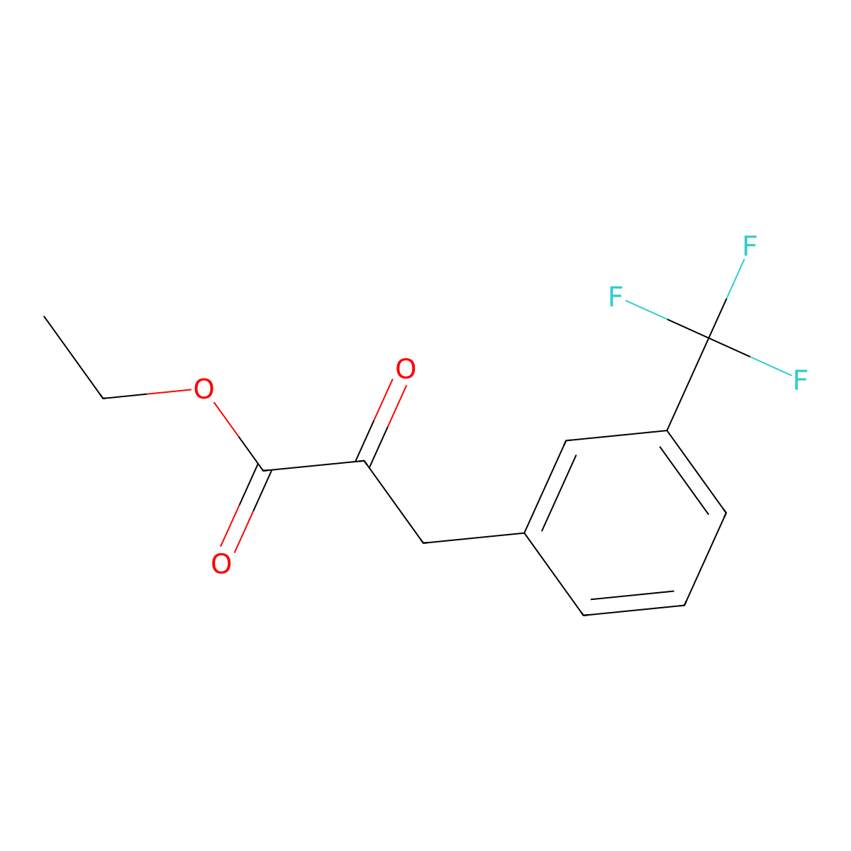 Ethyl (3-trifluoromethylphenyl)pyruvate molecular structure, CAS 1417517-30-6