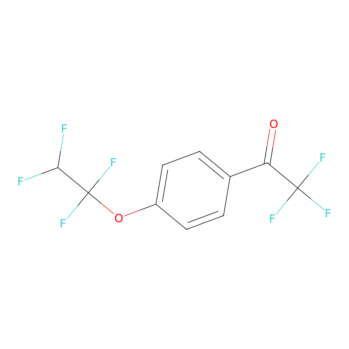 2,2,2-Trifluoro-1-[4-(1,1,2,2-tetrafluoroethoxy)phenyl]ethanone molecular structure, CAS 1417517-38-4