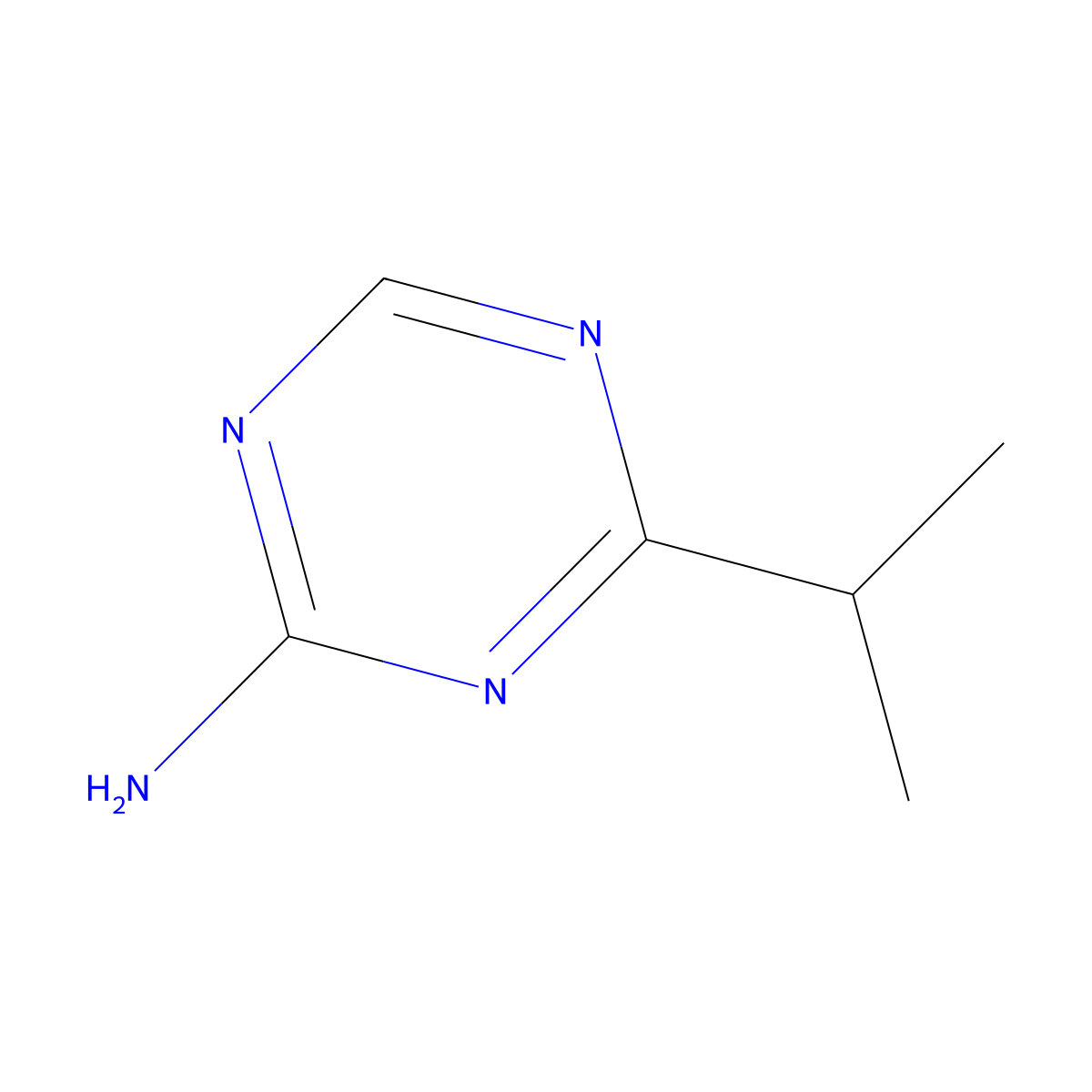 4-Isopropyl-1,3,5-triazin-2-amine molecular structure, CAS 1417517-76-0