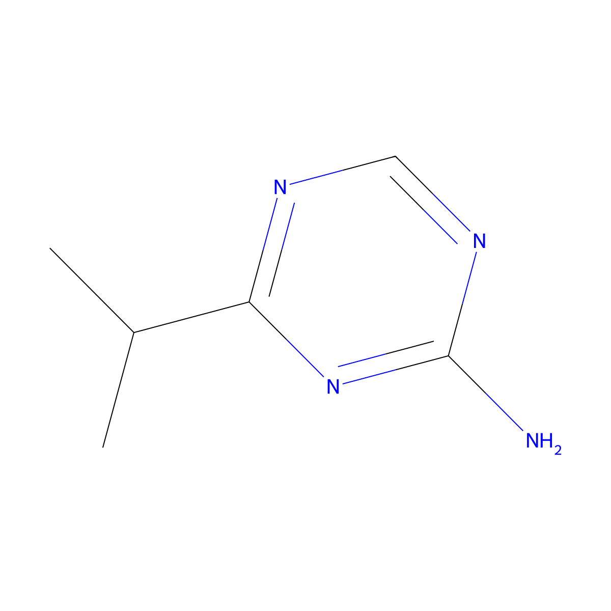 4-Isopropyl-1,3,5-triazin-2-amine molecular structure, CAS 1417517-76-0