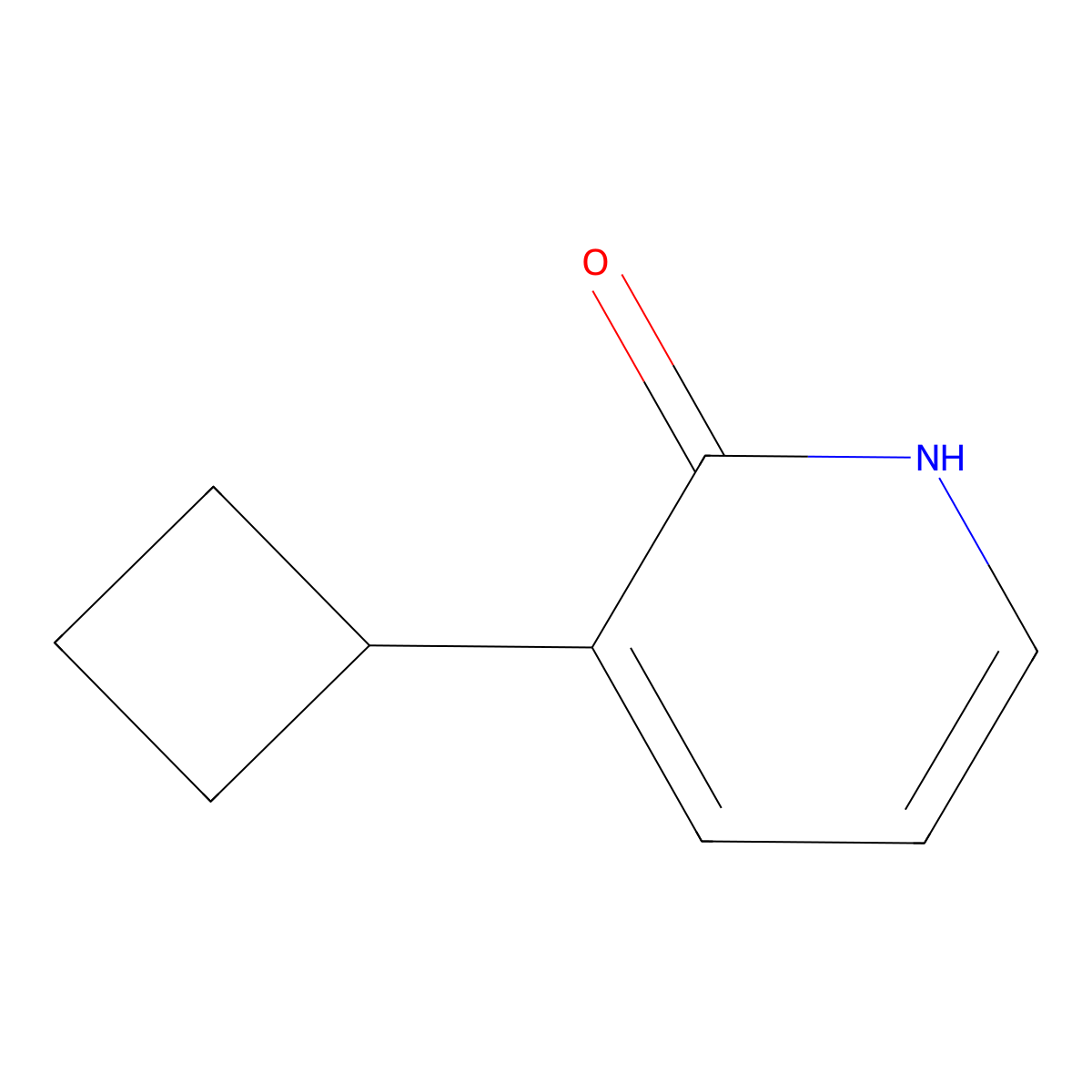 2-Hydroxy-3-(cyclobutyl)pyridine molecular structure, CAS 1417517-81-7