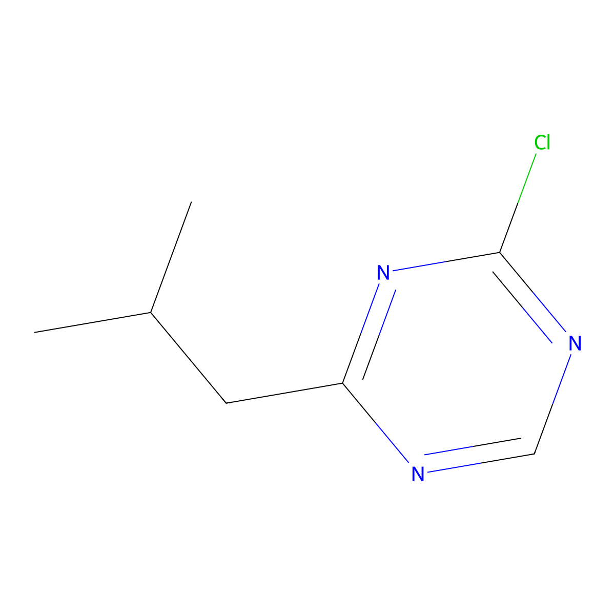 2-Chloro-4-(iso-Butyl)-1,3,5-triazine molecular structure, CAS 1417518-29-6
