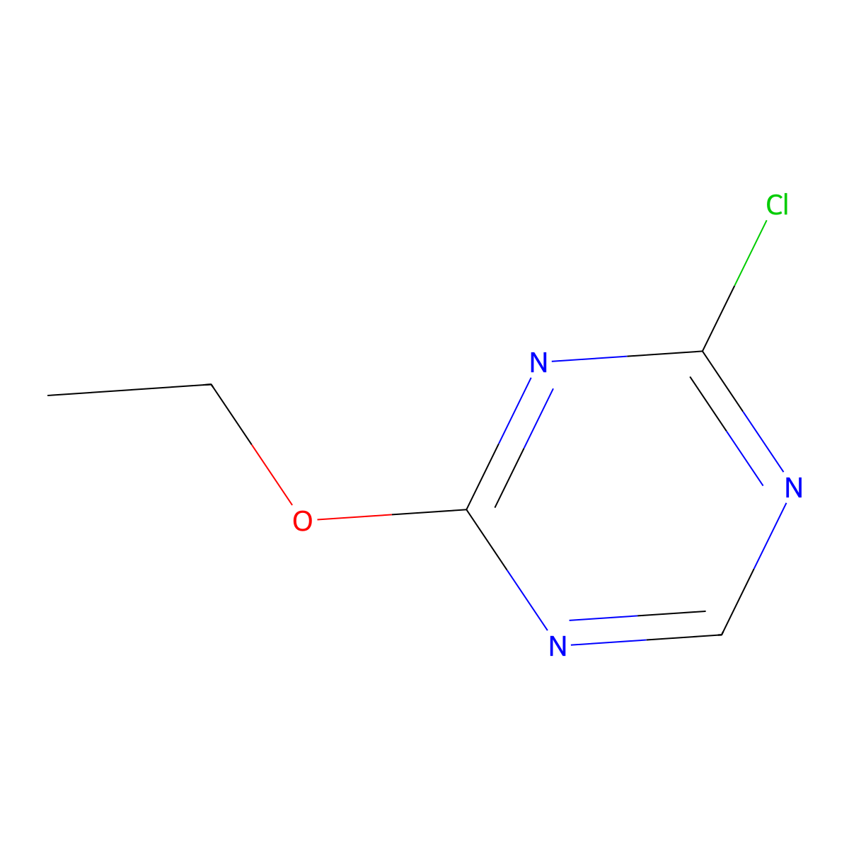 2-Chloro-4-(4-ethoxy)-1,3,5-triazine molecular structure, CAS 1417518-81-0