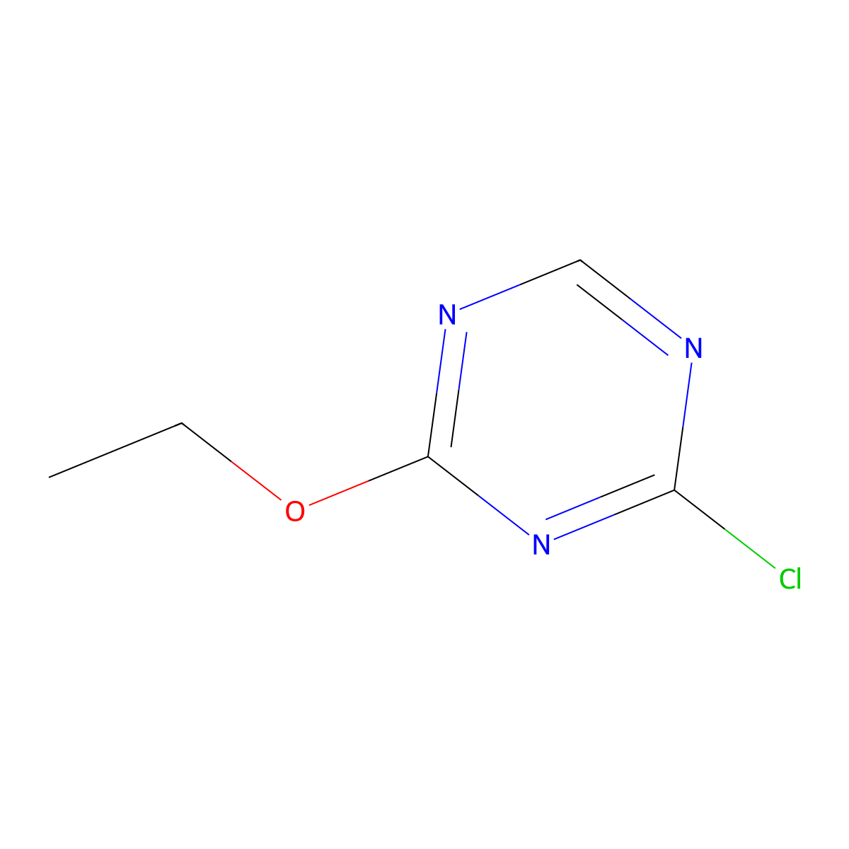 2-Chloro-4-(4-ethoxy)-1,3,5-triazine molecular structure, CAS 1417518-81-0