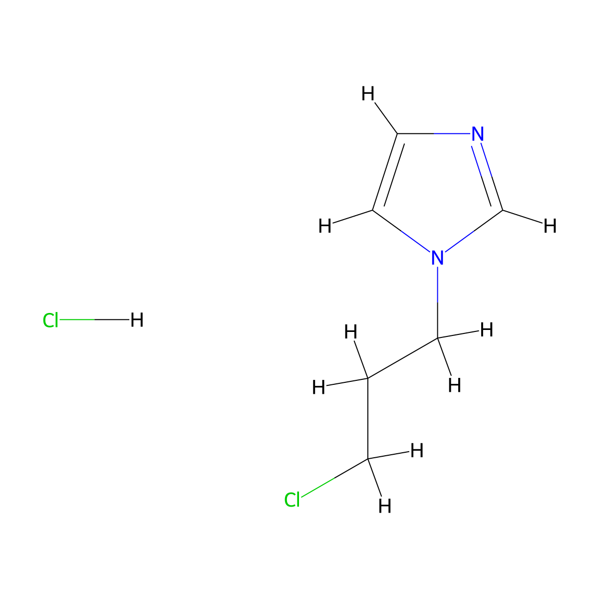 1-(3-chloropropyl)-1H-imidazole hydrochloride molecular structure, CAS 1417568-63-8