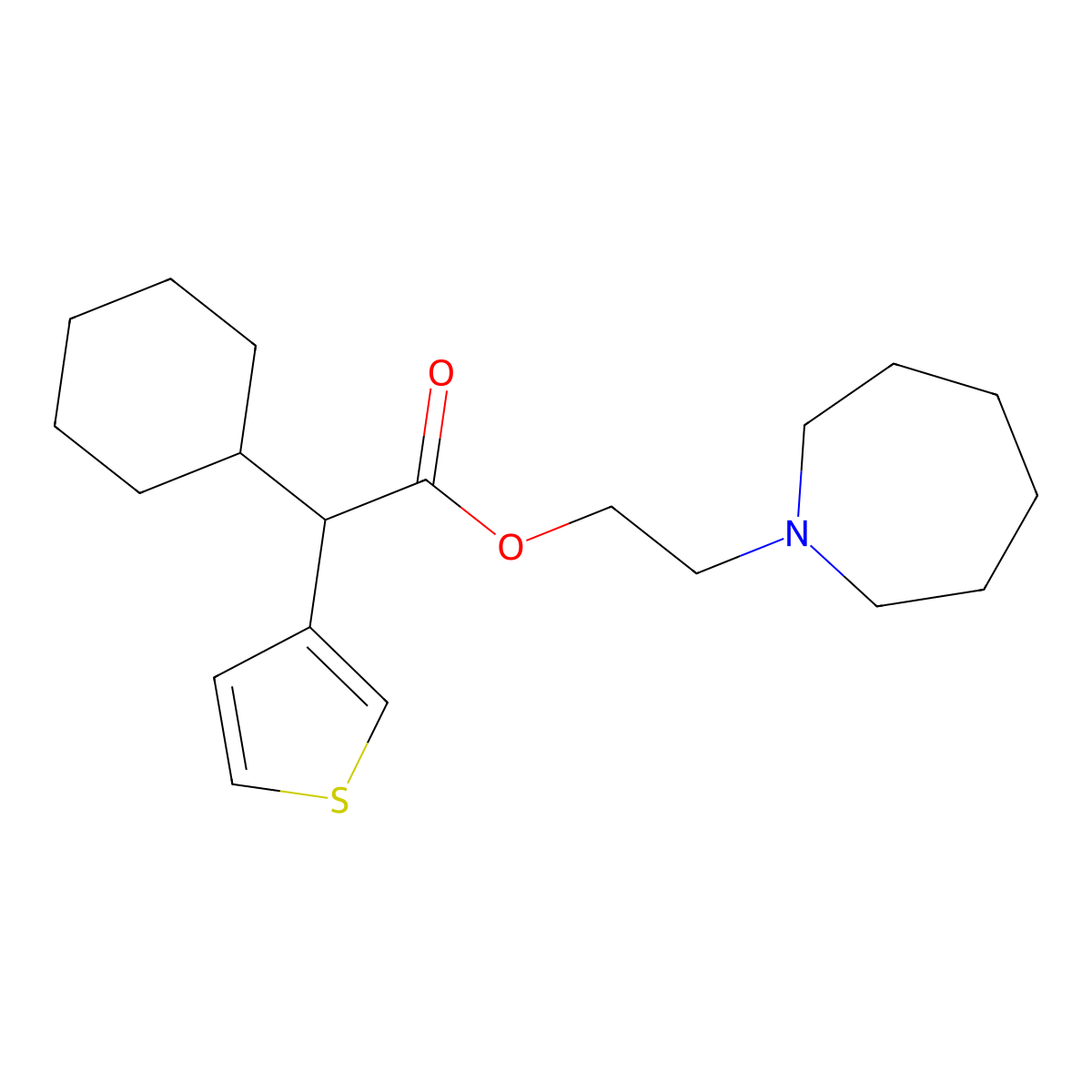Cetiedil molecular structure, CAS 14176-10-4